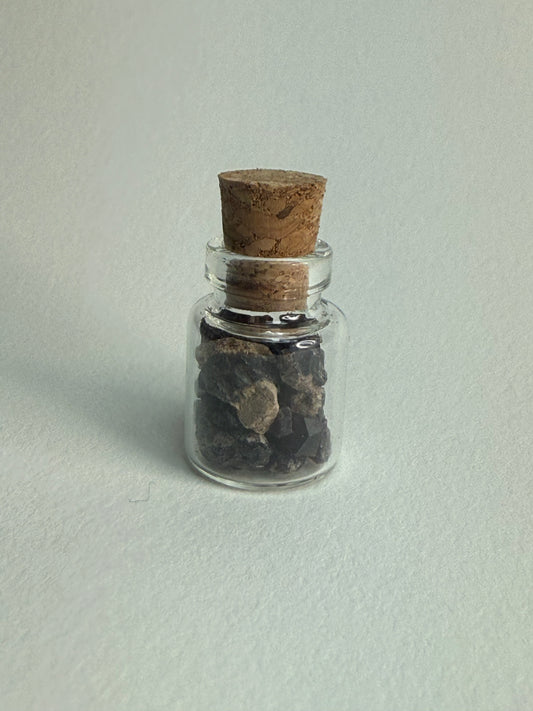Small Bottle of Red Garnets