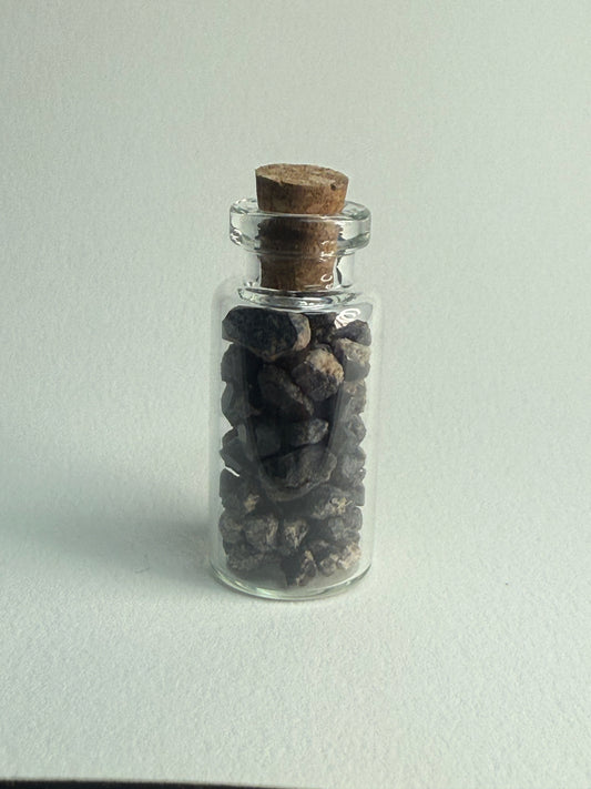 Medium Bottle of Red Garnets